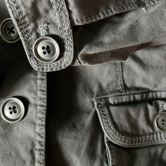 Loft grey spring jacket Sz M medium 3/4 sleeves ❤️🔥 - Picture 5 of 8